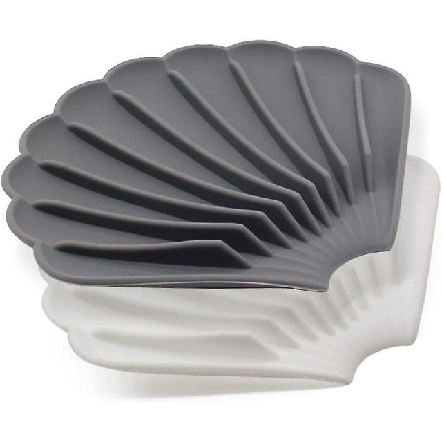 Juego de 2 jaboneras, jaboneras de drenaje, jaboneras de ducha, gruesas, antideslizantes, plegables para lavabo, ducha, baño, cocina