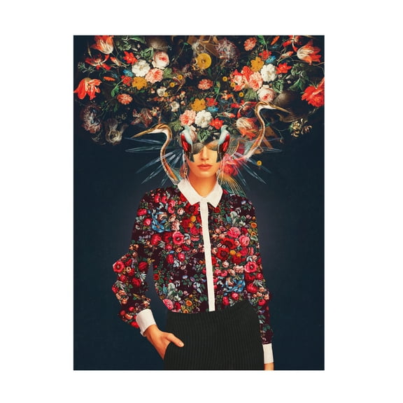 Frank Moth 'Your Head Was Full of Colours That Had No Names' Canvas Art