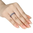 thumbnail image 4 of Everly Women's Created Sapphire Sterling Silver Ring, 4 of 6