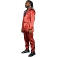 thumbnail image 3 of Roxbury Suit 90's Guys Jacket Pants and Belt Set Halloween Costume Cosplay Red, 3 of 7