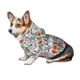 thumbnail image 7 of Haiem Roses Mixed Zebra 1 for Winter Dog Hoodie Sweatshirts with Pockets Warm Dog Clothes for Small Dogs Chihuahua-XX-Large, 7 of 7