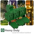 thumbnail image 3 of Kasonic 3-Outlet Wall Plug Adapter, Indoor/Outdoor Use, UL Listed, Heavy Duty Multi Outlet Power Extender, Safe Cover and All Weather Resistant for Home, Office, Garage, Patio (Green), 3 of 6