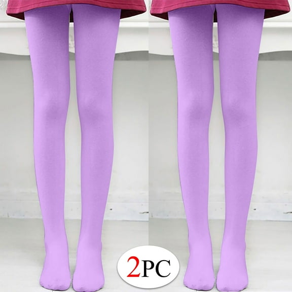 Blczomt 2 Pairs Tights Women's Socks Fleece Lined Sock Stretchy Warm Thermal Sock