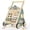 Green+Natural, variant on Jolie Vallee Wooden Baby Walker,Push Walker with Activity Center,Push Wlakers for Babies 12 M+,Adjustable Speed and Height Walkers for Boys/Girls
