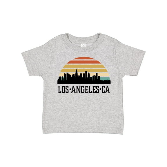 Inktastic Los Angeles California Skyline Retro Boys or Girls Toddler T-Shirt