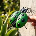 thumbnail image 4 of Metal Ladybug Wall Art Decor, Realistic Hanging Beetle Sculpture for Garden Fence and Living Room, Outdoor Yard Decoration Metal Insect Craft, Yellow, 4 of 5