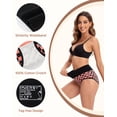 thumbnail image 4 of Bragas de algodón de cintura alta para mujer, paquete de 5, 4 of 5