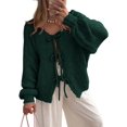 thumbnail image 1 of Suéter PRETTYGARDEN con lazo frontal y tejido grueso XL, 1 of 8