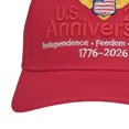 thumbnail image 6 of vigerkar 250 Anniversary USA Hat Unisex Embroidered Baseball Cap Patriotic Trucker Hats for Men Women Adjustable Ball Cap Gift (Red, One Size）, 6 of 6