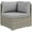 Light Gray Gray, variant on Modway Repose Outdoor Patio Corner in Light Gray Gray