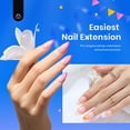 thumbnail image 2 of Kit de uñas de gel Beetles Short Almond con lámpara UV, 240 unidades, 2 of 7