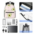 thumbnail image 6 of Gaeub Avocado Doing Sport Yoga School Backpack Waterproof Bookbag for Men Women College High School Bags, 6 of 8
