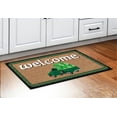 thumbnail image 3 of ThisWear Simulated Coir Lucky Shamrocks Vintage Truck Welcome Mats St Patricks Day Decor 2 Pack Doormats, 3 of 3