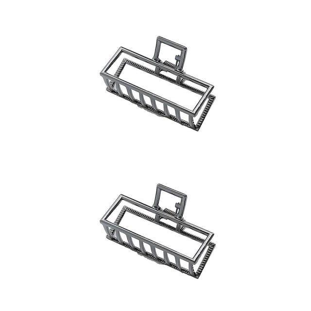 Clips de garra Qarigey Estilo simple grande color Negro oscuro