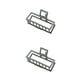 thumbnail image 1 of Jumpingount Clips de garra Estilo simple grande Grip Pins Accesorios de decoración geométrica Color Negro oscuro, 1 of 6