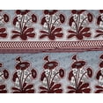 thumbnail image 4 of oneOone Polyester Lycra Grayish Blue Fabric Geometric|Leaves & Floral Block Fabric For Sewing Printed Craft Fabric By The Yard 56 Inch Wide, 4 of 4