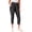 Black Galaxy, variant on Women's Plus Size Soft Sculpt Side-Pocket Capri Legging