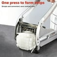 thumbnail image 4 of Wallfire French Fry Cutter Stainless Steel Vegetable Potato Slicer Dicer Chopper with 2 Blades for French Fries Chips Maker Potato Cooking Gadget Tool,Silver, 4 of 7