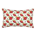 thumbnail image 3 of Salouo Rose Flowers Print Print Pillow Case Cover,Wrinkle-Free Bed Pillow Cover Pack of 1 Home Decor Fade-Resistant and Stain-Resistant ,Pillows Not Included -14"x20", 3 of 8