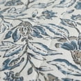 thumbnail image 4 of Better Homes & Gardens 20" x 20" Blue Block Print Floral Reversible Cotton Decorative Pillow, 4 of 10