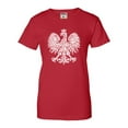 thumbnail image 1 of Womens Polska Eagle Polish Pride Poland T-Shirt, 1 of 1