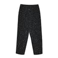 thumbnail image 5 of Sigee Black Glitter Print Women's Soft Pajama Pants - Breathable and Comfortable Lounge Sleep Bottoms with Elastic Waistband and Pockets-XX-Large, 5 of 9