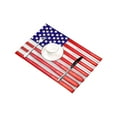 thumbnail image 3 of MKHERT US American Flag Made with Baseball Bats and Balls Placemats Table Mats for Dining Room Kitchen Table Decoration 12x18 inch,Set of 6, 3 of 4