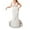 DT-White, variant on DailyTrove Women's V-Neck Lace Wedding Dress-Floor-Length-Bridal-Intricate Lace Design
