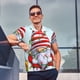 thumbnail image 4 of Fotbe Funny Christmas Gnome Camiseta Polo de Golf para Hombre con Estampado – Camisa Deportiva Transpirable con Cuello Abotonado-4X-Large, 4 of 6