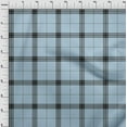 thumbnail image 3 of oneOone Georgette Viscose Fabric Tartan Check Print Fabric BTY 42 Inch Wide, 3 of 4