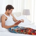 thumbnail image 5 of Kdxio Tomato Field Bottle Print Men's Sleep Pajama Pant Lounge Pants with Pockets-Medium, 5 of 6