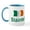 White/Blue Inside, variant on CafePress - Irish Slainte Mug - 11 oz Ceramic Mug - Novelty Coffee Tea Cup