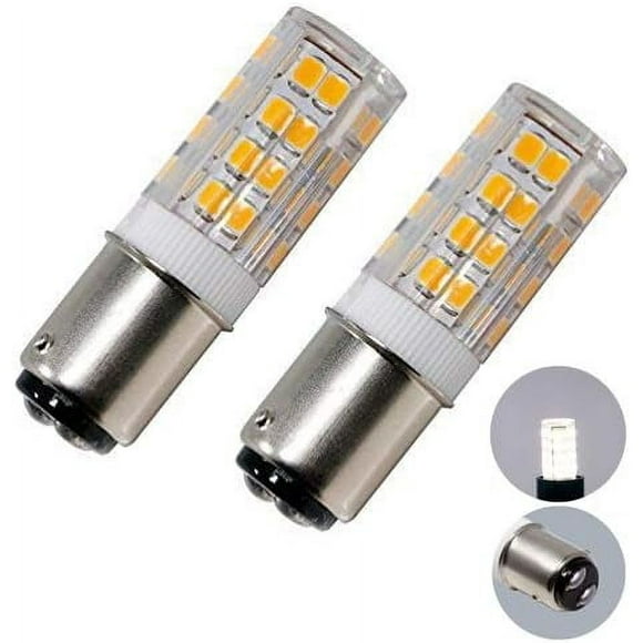 shiyou-LED BA15D Corn Bulb, Ba15d Double Contact Bayonet Base, 5w 50W Equivalent 120 Volts, Dimmable 500lumens(2 Pack