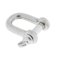 thumbnail image 1 of Grillete de cadena tipo D de acero inoxidable, fijación para aparejos, M4-M8 M5-5mm, 1 of 9
