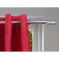 thumbnail image 4 of Evideco Adjustable 5/8" Single Window Curtain Rod 50" to 82" Graphite - 50" to 82" L x 5/8" D Graphite, 4 of 5