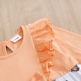thumbnail image 3 of Baby Girl Long Sleeve Dress with Butterfly Ruffle Detail, 3 of 11