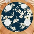 thumbnail image 2 of Round Picnic Table Cloth 100% Waterproof & Oil Proof, Elastic Fitted Table Cover for 45"-52" Round Tables, for Dining, Camping, Outdoor, 2 of 7