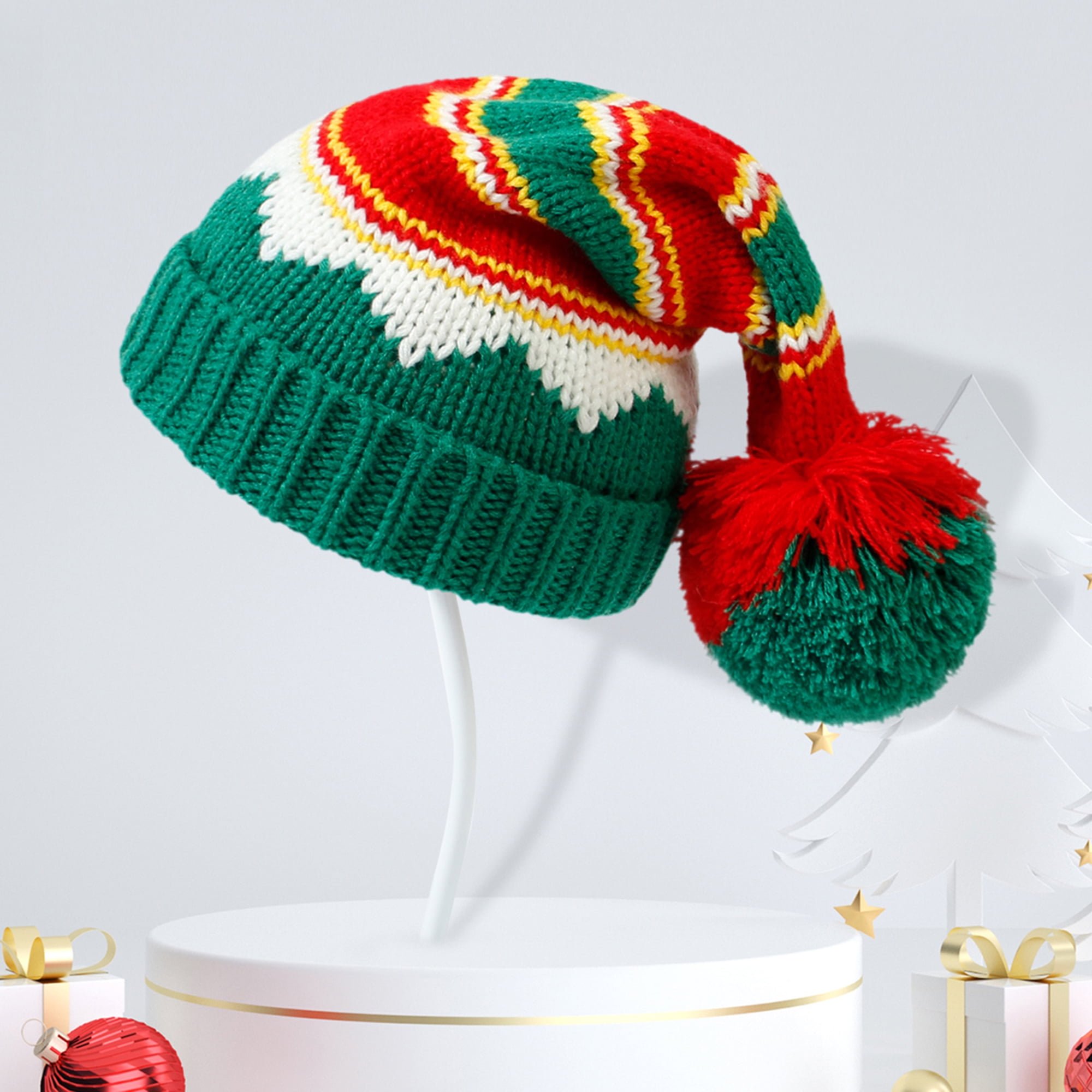 Santa Hat Straw Topper – The Rainbow Feather
