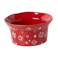 thumbnail image 3 of Rongfmy 1PC Christmas Dinnerware Present Christmas Tableware for Party Table Festive Red Bowl, 3 of 9