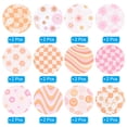 thumbnail image 3 of Uxcell 12x12Inch Scrapbook Paper, 24 Sheet Double-Sided Floral Style Craft Paper, Orange, 3 of 7