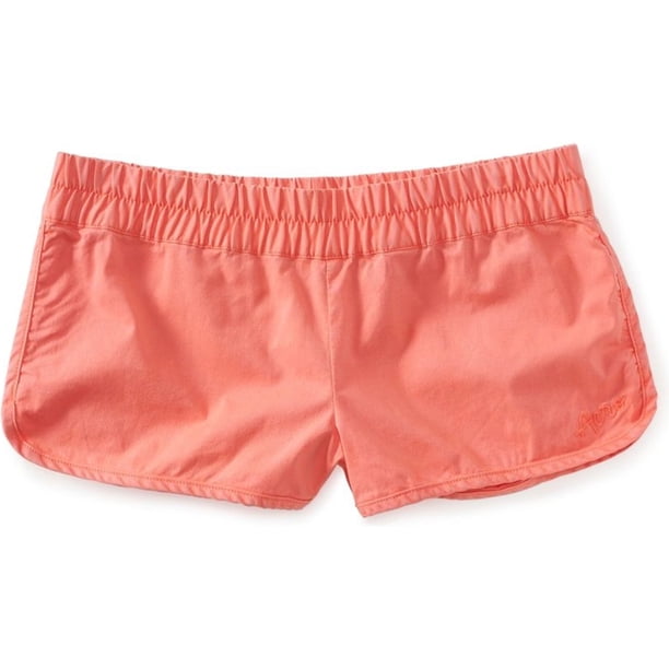 Aeropostale Womens Solid Coverup Casual Walking Shorts, Rosa, X-Large Aeropostale Caminando