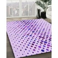 thumbnail image 3 of Ahgly Company Machine Washable Indoor Rectangle Transitional Purple Area Rugs, 5' x 7', 3 of 7