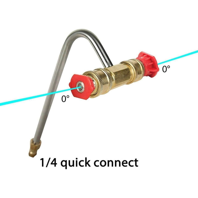 Maoww High Pressure Washer Gutter Cleaner Attachment For Wand 1/4 Quick Connect