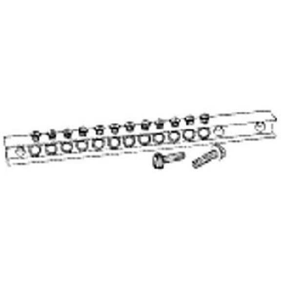 GE Industrial Solutions TGK24CP Ground Bar Kit, 1/2 in L, 24 -Terminal
