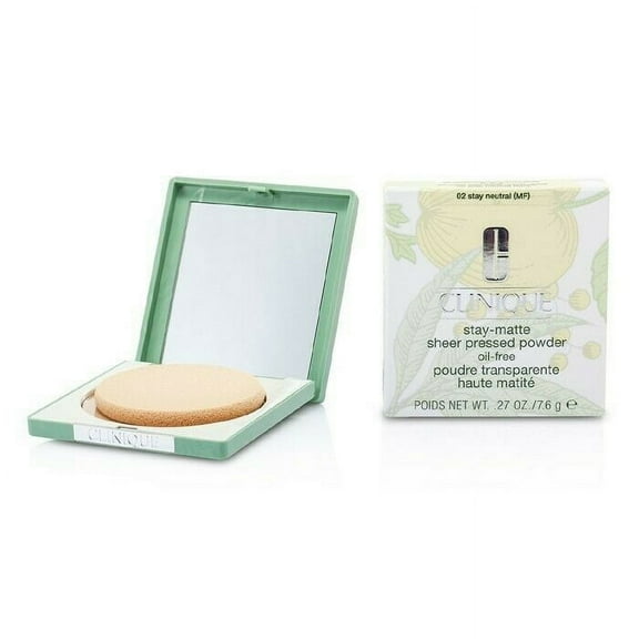 New Item CLINIQUE STAY MATTE FOUNDATION 0.27 OZ CLINIQUE/STAY-MATTE SHEER PRESSED POWDER 02 STAY NEUTRAL .27 OZ OIL FREE