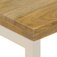 thumbnail image 5 of vidaXL Coffee Table 100x50x35 cm Solid Mango Wood and Steel, 5 of 5