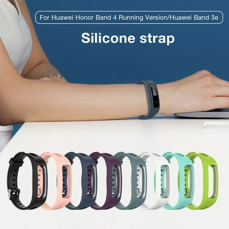 2024 Silicone Watch Band Strap for Huawei Honor Band 4 Running Version for Huawei Band 3e Band 4e Smart Watch Bracelet Replacement