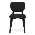 thumbnail image 4 of Bouclair Black Fabric and Wood Dining Chair, 4 of 10