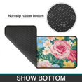 thumbnail image 6 of Pioneer Flower Floral Print Pattern Kitchen Rugs Sets Of 2,Anti Fatigue Kitchen Mat Rugs Non Slip Washable,Decorative Kitchen Floor Mats for Kitchen,Sink,Laundry,17"X30"+17"X47", 6 of 7