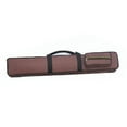 thumbnail image 2 of BAOSITY Billiards Pool Billiard Rod Storage Bag Compact with External Pocket 1/2 Snooker Pool Cue Bag Pool Cue Storage Pouch brown, 2 of 8